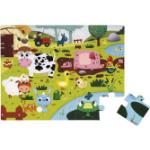 Janod Puzzle des animaux à la ferme (20 pièces), Puzzle