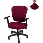 Housses de chaise rouge bordeaux à motif animaux extensibles modernes pour enfant 