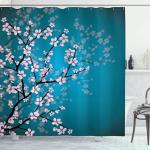 Tapis de bain bleus Naruto Sakura Haruno 200x180 look asiatique en promo 