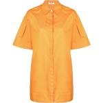 Jason Wu robe-chemise à manches ballons - Orange