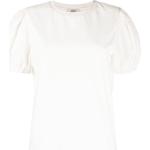 Jason Wu t-shirt en dentelle à manches bouffantes - Blanc