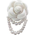 Broches de soirée en tissu à perles de mariage look fashion pour femme en promo 