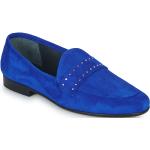 Chaussures casual JB Martin bleues en cuir Pointure 41 avec un talon jusqu'à 3cm look Rock pour femme en promo 