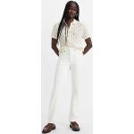 Jeans droits Levi's 501 blancs en toile classiques pour femme 