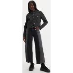 Jeans baggy Levi's noirs patchwork en denim look casual pour femme en promo 