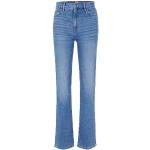 Jeans droits de créateur HUGO BOSS BOSS bleus en polyester stretch pour femme 