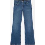 Jeans évasés de créateur The Kooples bleu indigo délavés stretch Taille 3 XL pour femme en promo 