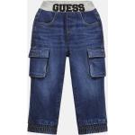Pantalons cargo Guess bleus à logo en coton mélangé enfant Taille 16 ans look casual 