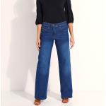 Jeans larges bleus en coton Taille XL pour femme en promo 