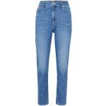 Jeans taille haute de créateur HUGO BOSS BOSS bleus en polyester stretch pour femme 