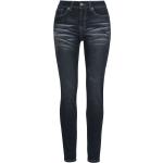 Jeans slim RED by EMP bleues foncé délavés Taille M look fashion pour femme 