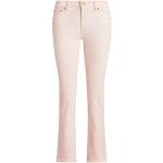Jeans enduits de créateur Ralph Lauren rose pastel en denim délavés stretch Taille XS pour femme 