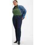 Jeans taille haute Levi's bleu indigo en lyocell éco-responsable stretch plus size pour femme 