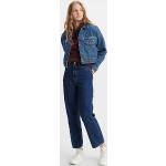 Jeans taille haute Levi's bleus classiques pour femme 