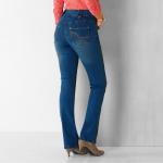 Jeans droits bleus en coton à clous stretch Tailles uniques pour femme 