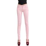 Jeans droits roses en polyester respirants Taille 3 XL look fashion pour femme 