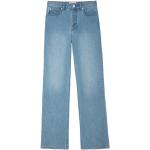 Jeans évasés Zadig & Voltaire bleues claires en coton délavés Taille 3 XL pour femme 