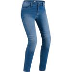 Jeans skinny bleues claires pour femme en promo 