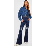 Jeans flare Boohoo bleu indigo Taille XXS pour femme 