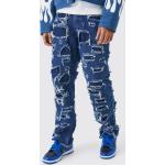Jeans larges boohooMAN bleus Taille L pour homme 