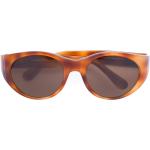 Jean Louis Scherrer Pre-Owned turtled chunky sunglasses - Marron