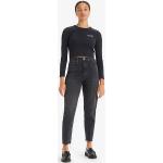 Jeans taille haute Levi's noirs tapered coupe mom pour femme 