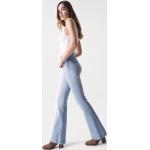 Jeans flare Salsa Jeans bleus tressés en coton pour femme 