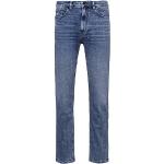 Jeans de créateur HUGO BOSS HUGO bleues claires bio éco-responsable stretch L32 look casual pour homme en solde 