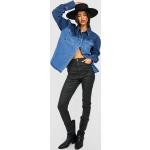 Jeans skinny Boohoo noirs en cuir synthétique stretch Taille XXS pour femme en promo 