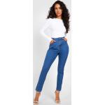 Jeans taille haute Boohoo bleus à franges Taille XXS look fashion pour femme 