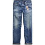 Jeans slim délavés à motif USA Taille M pour homme 