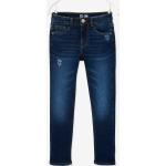 Jeans droit Vertbaudet bleus en coton Taille 3 ans pour fille de la boutique en ligne Vertbaudet.fr 