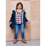 Jeans droit Vertbaudet bleus en coton Taille 4 ans pour fille de la boutique en ligne Vertbaudet.fr 