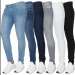 Jeans skinny noirs stretch Taille 3 XL look fashion pour homme 