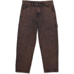 Jeans marron tapered Taille M look casual pour homme 