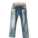 Jeans droits Desigual bleus délavés stretch Taille XS W28 L34 pour homme en solde 