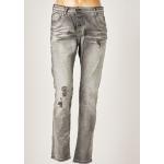 Jeans slim Please gris délavés stretch Taille M pour femme en promo 