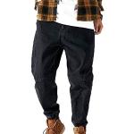 Jeans baggy noirs en denim Taille XL look Hip Hop pour homme 