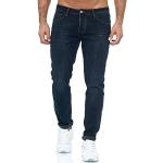 Jeans pour Homme Pantalon Denim Slim Fit Stonewash