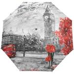Parapluies pliants à motif Londres Taille L look fashion 