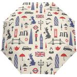 Parapluies pliants à motif Londres look fashion 