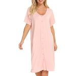 Pyjamas de grossesse de mariage roses en viscose Taille L look fashion pour femme en promo 