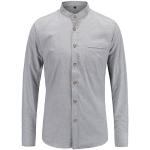 Chemises oxford grises lavable en machine à manches longues Taille 3 XL look fashion pour homme en promo 