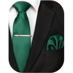 Cravates de mariage vertes à effet froissé Taille M look fashion pour homme 