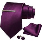 Cravates de mariage violettes Taille L look fashion pour homme 
