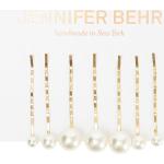 Jennifer Behr lot de 7 barrettes Perla - Blanc