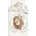 Jerry Fabrics Parure de lit Disney Roi Lion Mufasa et Simba