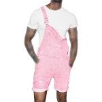 Vestes de randonnée roses à carreaux en denim Taille XXL look casual pour homme 