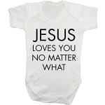 Jesus Loves You peu importe CE que bébé Gilet Body Body - Blanc - M