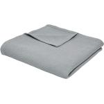 Plaids gris en coton lavable en machine 150x200 cm 
